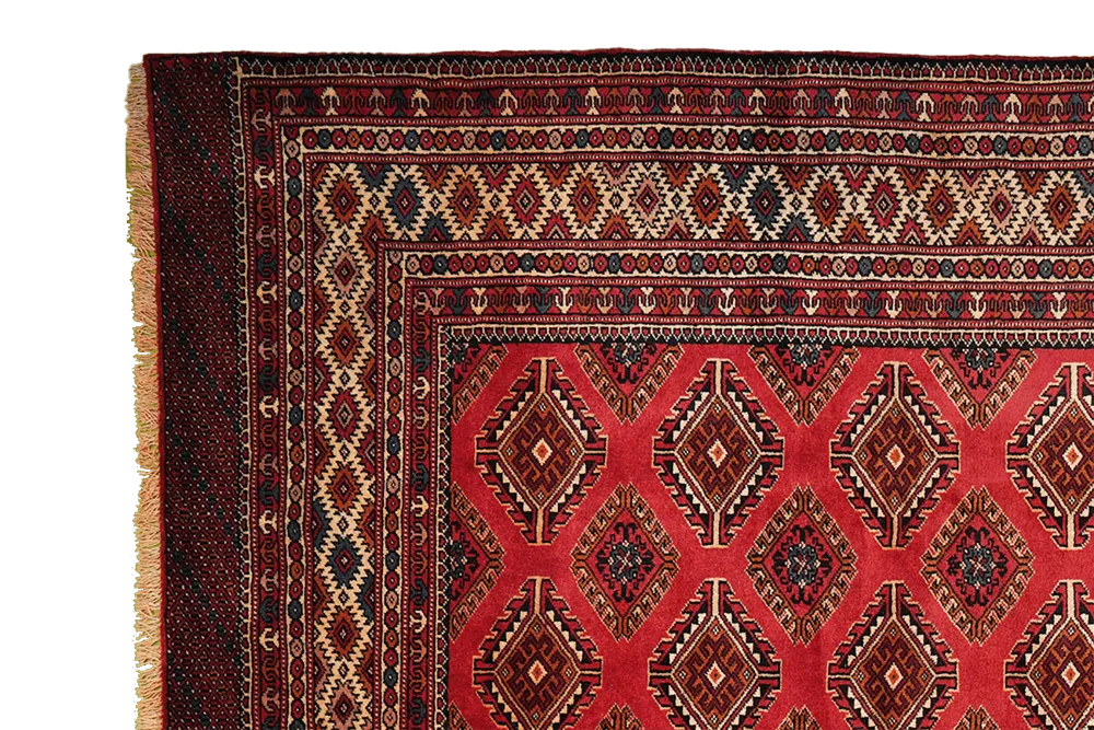 Vintage Teppich Turkman bunt 292x213cm
