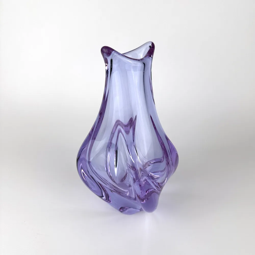 Vintage Vase Alexandrit von Miroslav Klinger für ZBS Neodym