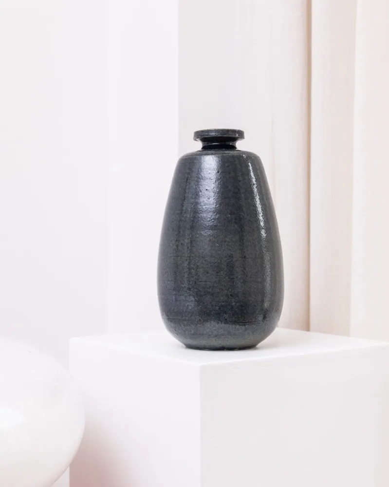 Vintage Vase VEB Coswig GDR Keramik 1960er
