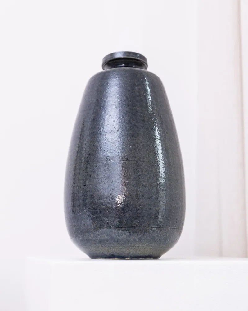 Vintage Vase VEB Coswig GDR Keramik 1960er