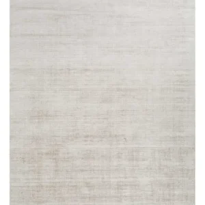 Viskose Teppich - 270 x 180 cm - hellgrau