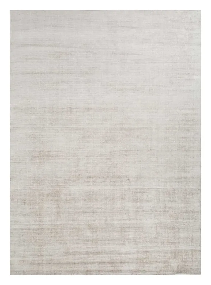 Viskose Teppich - 270 x 180 cm - hellgrau