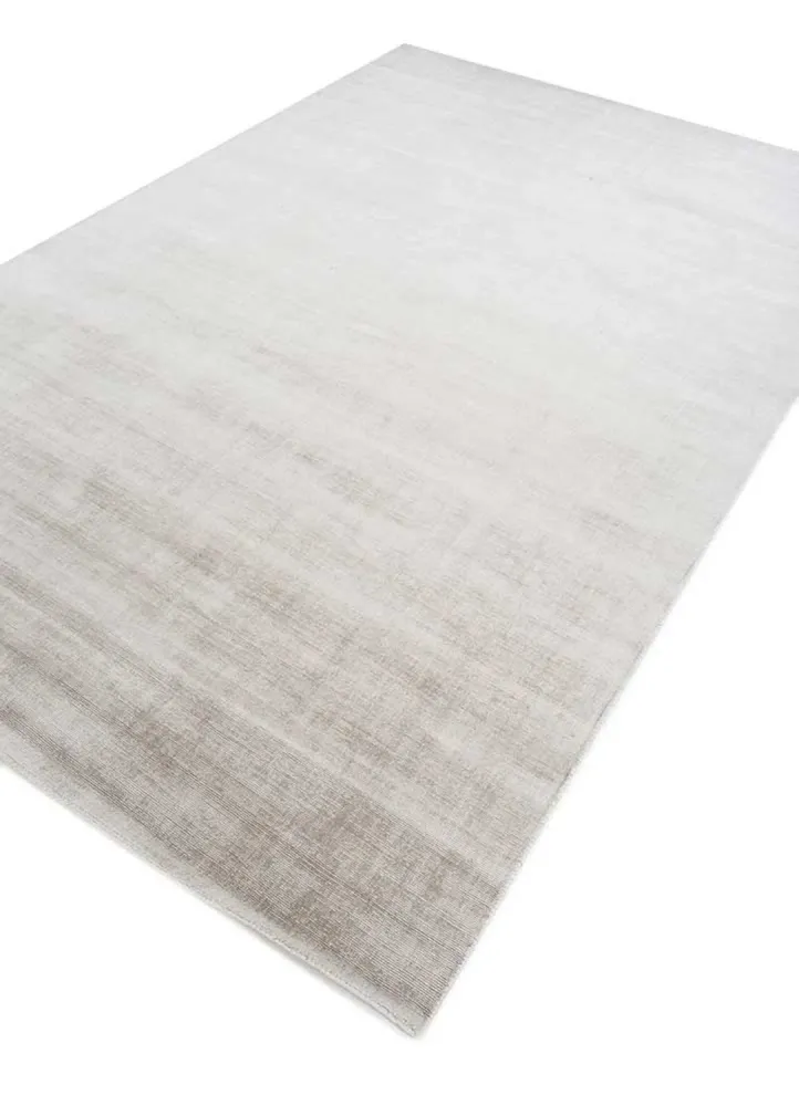 Viskose Teppich - 270 x 180 cm - hellgrau