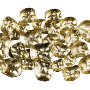 Wanddeko Variant 100cm gold handgefertigt