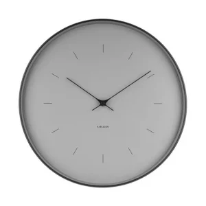 Wanduhr Butterfly Grau