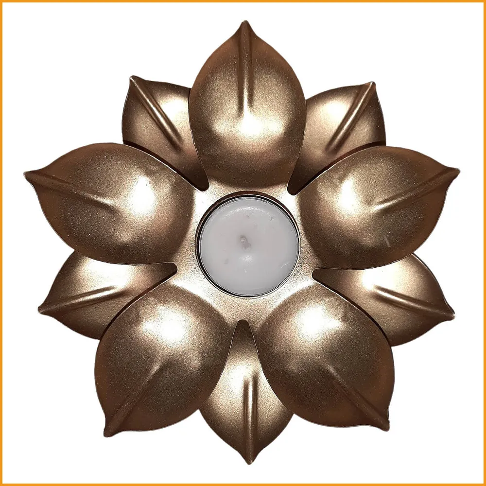 WINDLICHT Lotus Blume - Metall - ⌀ 18 cm