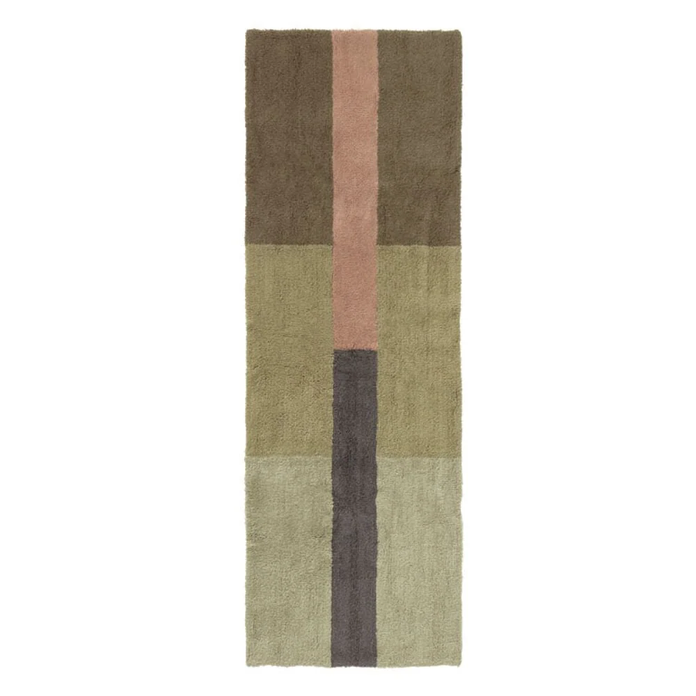 Wollflurteppich Chroma Rosa - Puder 80 x 230 cm