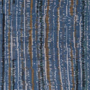 Wollteppich - 180 x 135 cm - blau