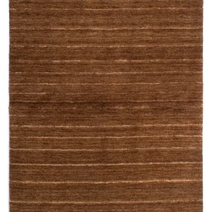 Wollteppich - 194 x 135 cm - braun
