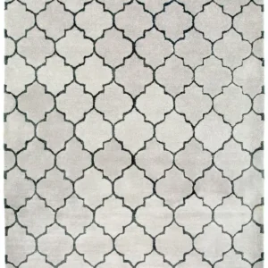 Wollteppich 232 x 164 cm Teppich Wohnzimmer
