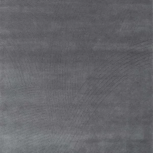 Wollteppich - 233 x 165 cm - dunkelgrau