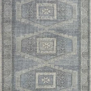 Wollteppich - 240 x 150 cm - grau