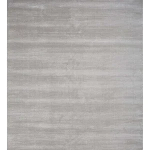 Wollteppich - 240 x 150 cm - hellgrau