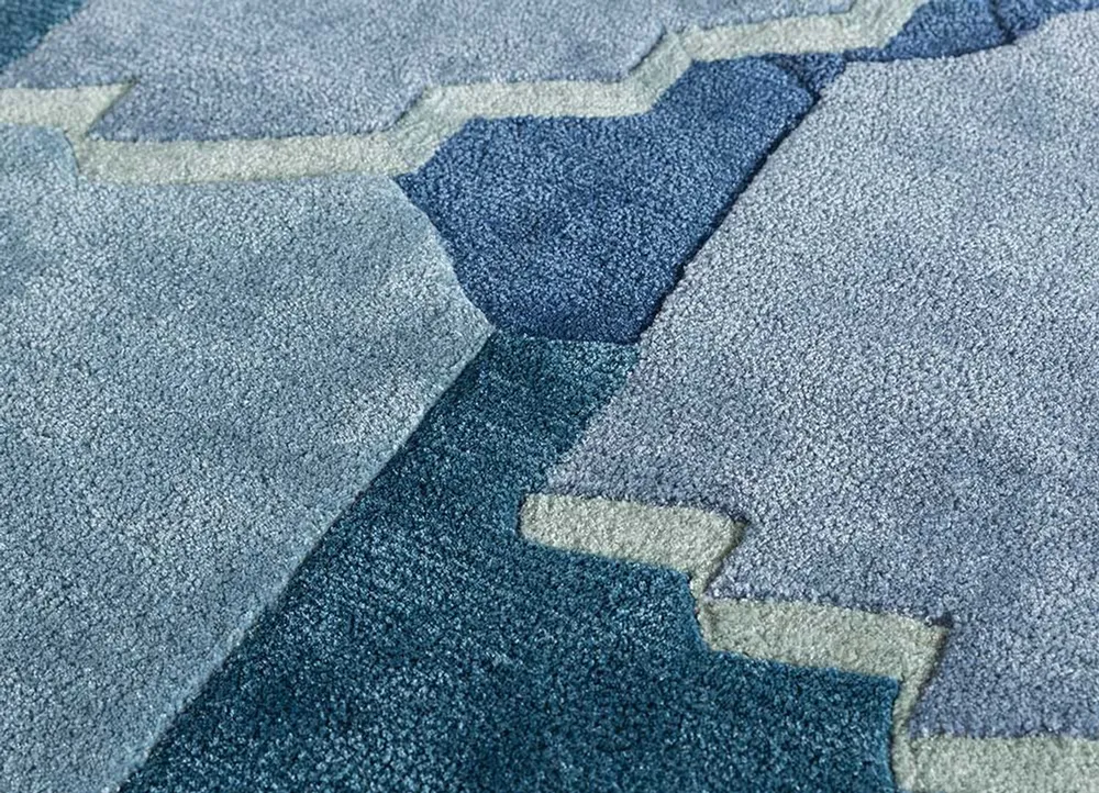 Wollteppich - 240 x 150 cm - mehrfarbig
