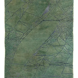 Wollteppich 247 x 147 cm Wohnzimmer Teppich