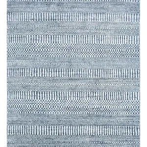 Wollteppich - 270 x 180 cm - blau