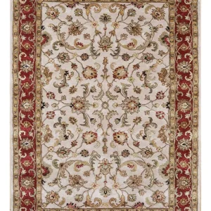 Wollteppich - 270 x 180 cm - creme