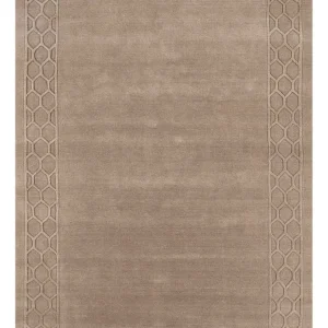Wollteppich - 270 x 180 cm - dunkelbeige