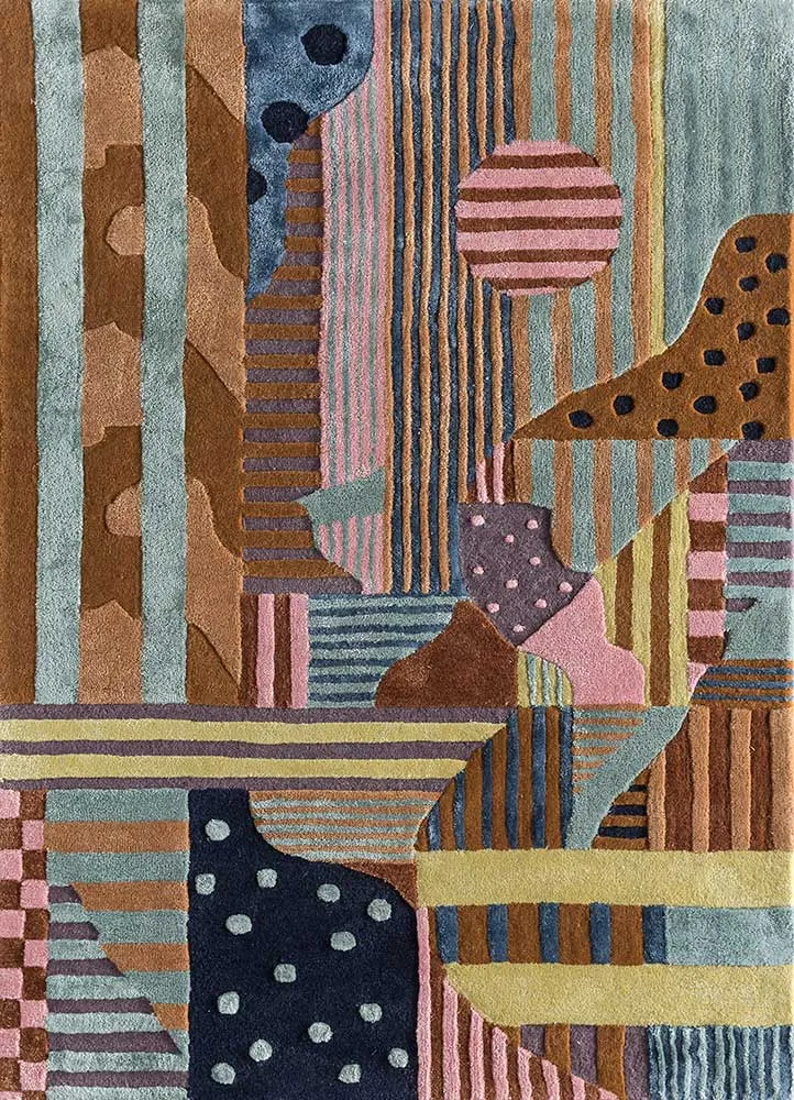 Wollteppich - 270 x 180 cm - mehrfarbig