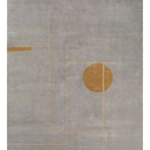 Wollteppich - 300 x 240 cm - grau