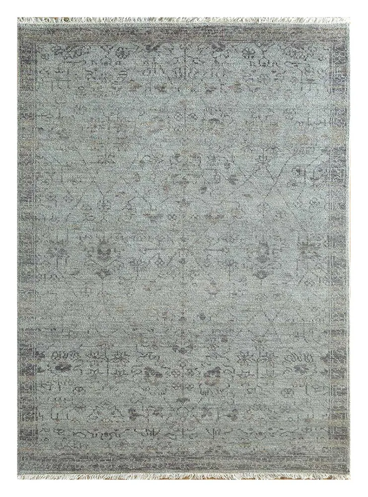 Wollteppich - 300 x 240 cm - lichtblau