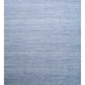 Wollteppich - 360 x 270 cm - blau