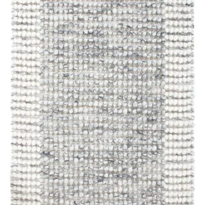 Wollteppich - 94 x 60 cm - grau