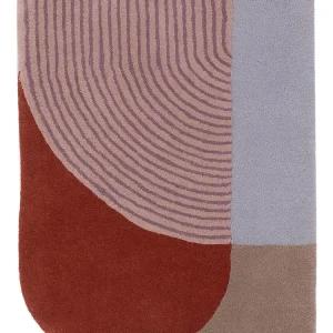 Wollteppich - 90 x 60 cm - mehrfarbig