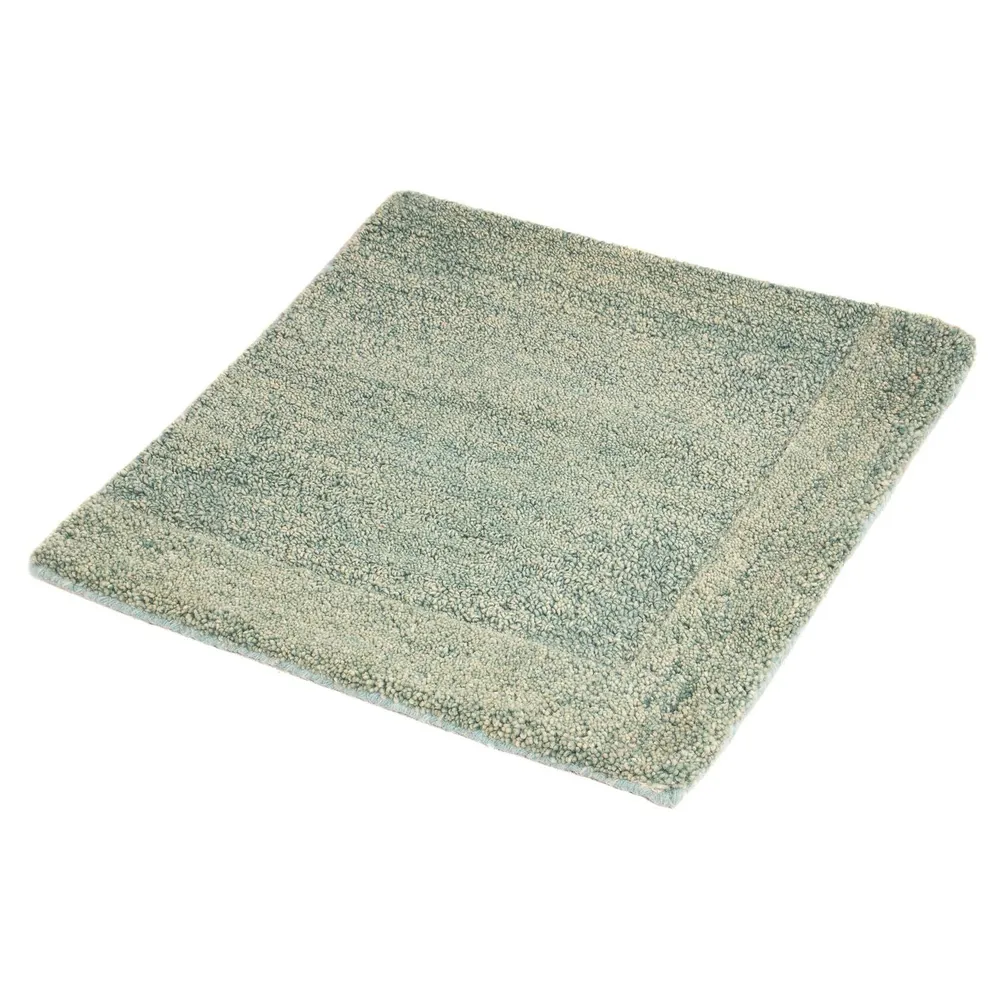 Wollteppich 47 x 47 cm Quadratischer Teppich