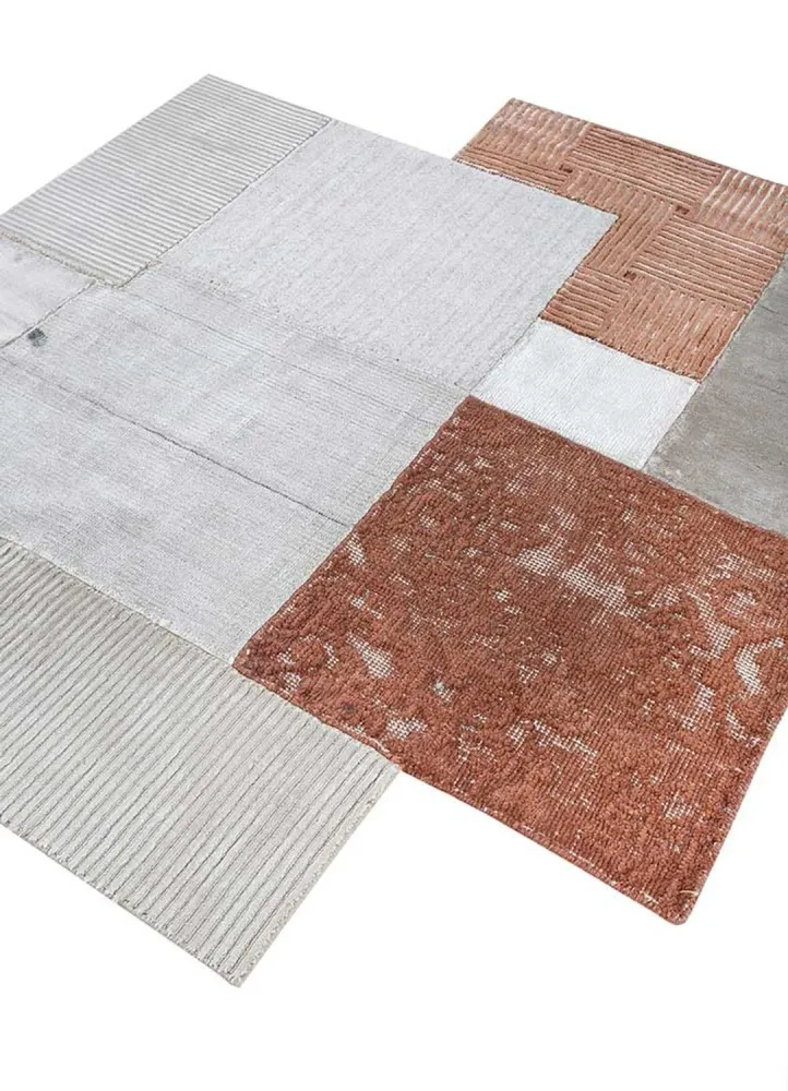 Wollteppich sonderform - 180 x 150 cm - creme