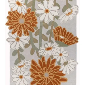 Wollteppich sonderform - 270 x 180 cm - mehrfarbig