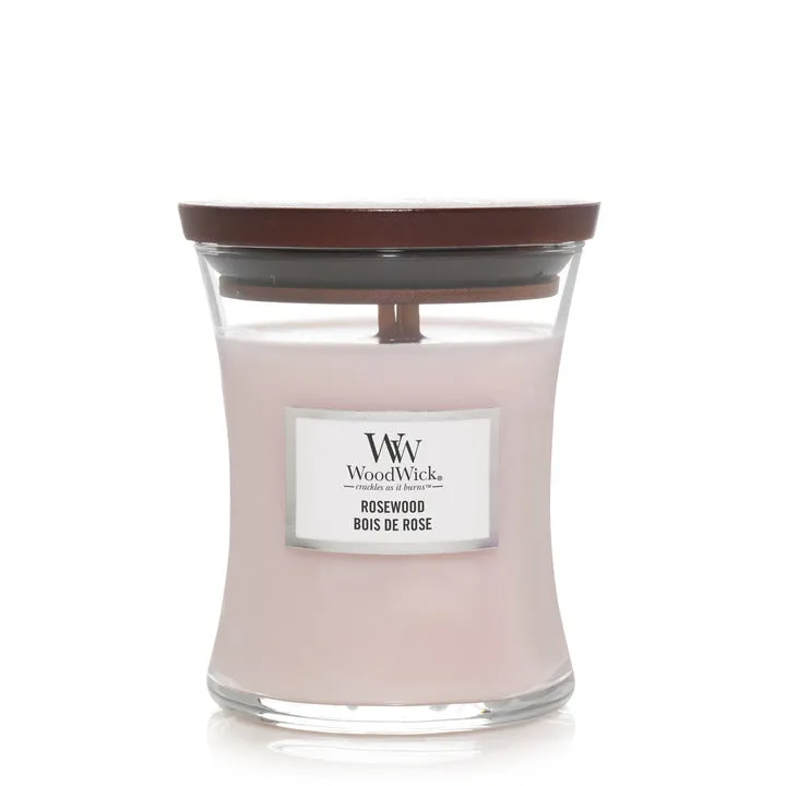 Woodwick Rosewood | Mittlere Kerze