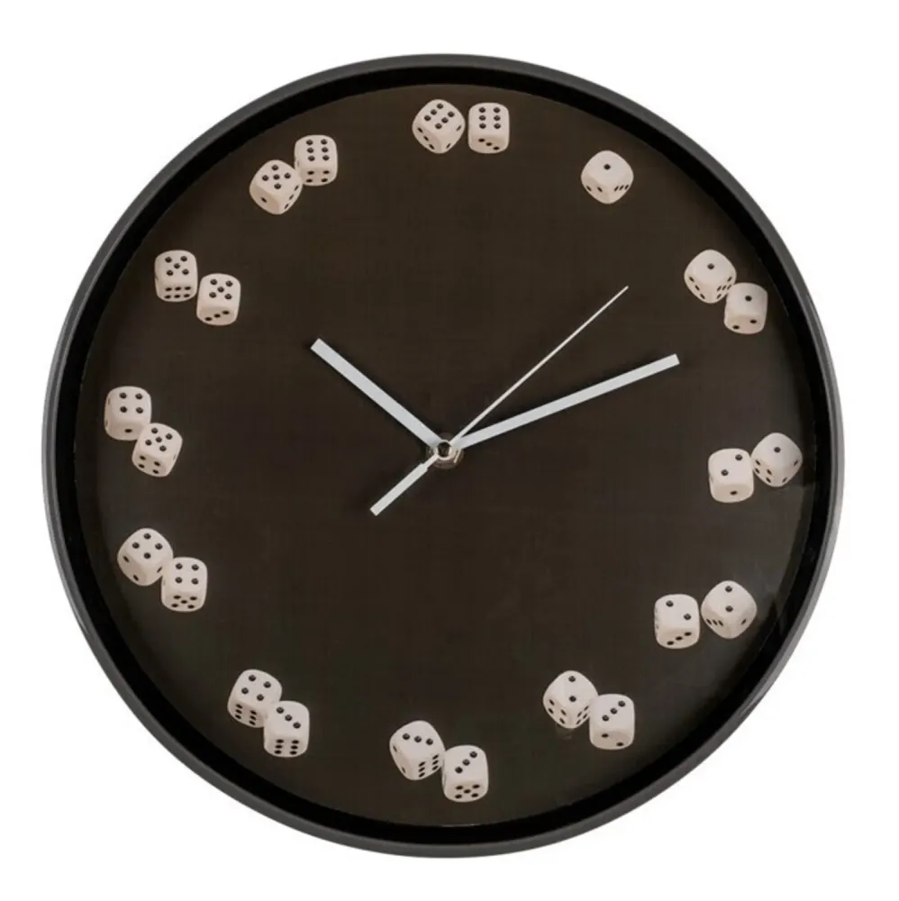 Würfel Wanduhr