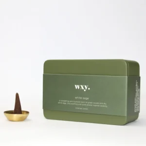 WXY. - White Sage - Green - Räucherkegel Set
