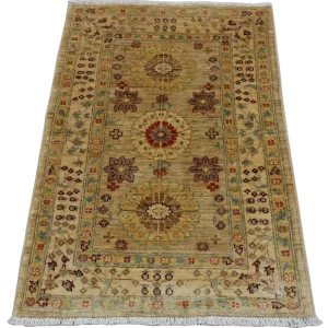 Ziegler Teppich 113 x 79 cm - dunkelrot