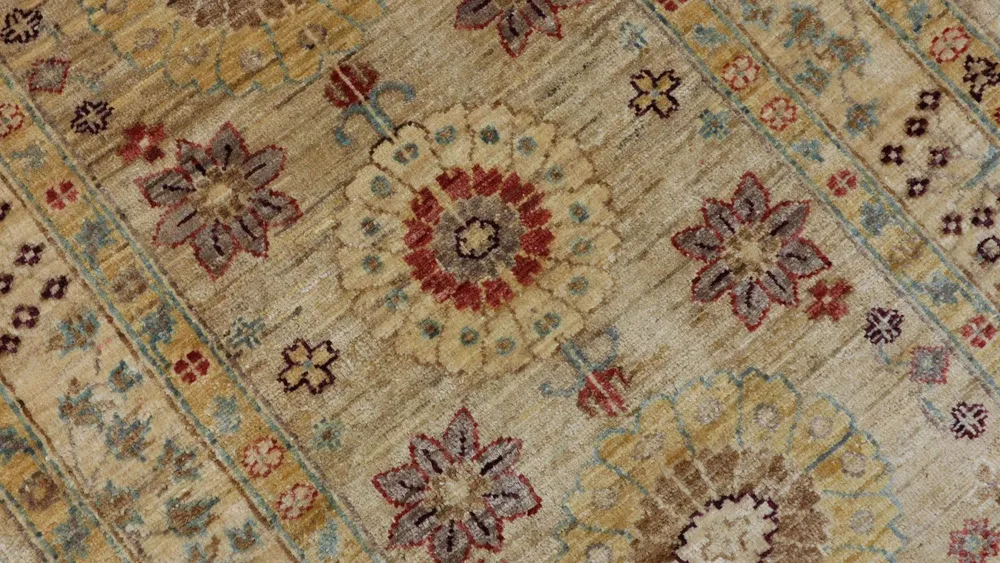 Ziegler Teppich 113 x 79 cm - dunkelrot
