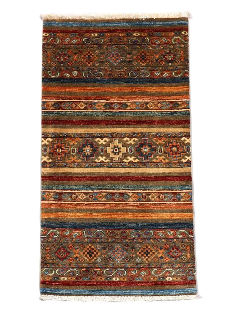 Ziegler Teppich 113 x 63 cm - mehrfarbig