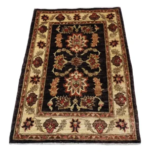 Ziegler Teppich 125 x 89 cm - dunkelbraun
