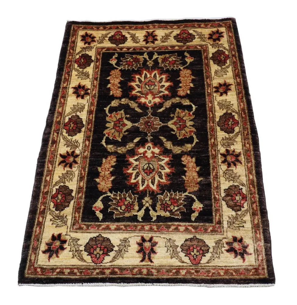 Ziegler Teppich 125 x 89 cm - dunkelbraun