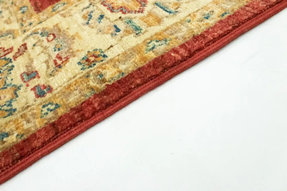 Ziegler Teppich 150 x 100 cm - rot