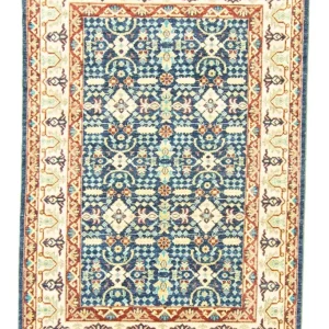 Ziegler Teppich 180 x 123 cm - blau