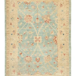 Ziegler Teppich 186 x 125 cm - hellblau
