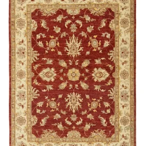 Ziegler Teppich 201 x 150 cm - rot
