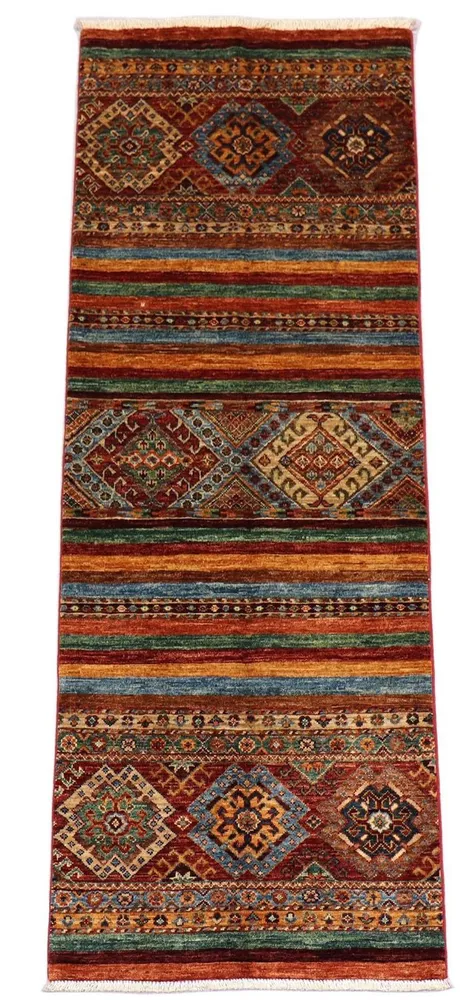 Ziegler Teppich 204 x 77 cm - mehrfarbig