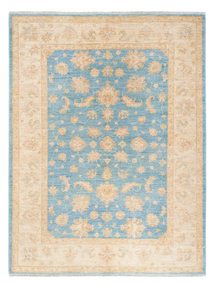 Ziegler Teppich - 236 x 176 cm - blau