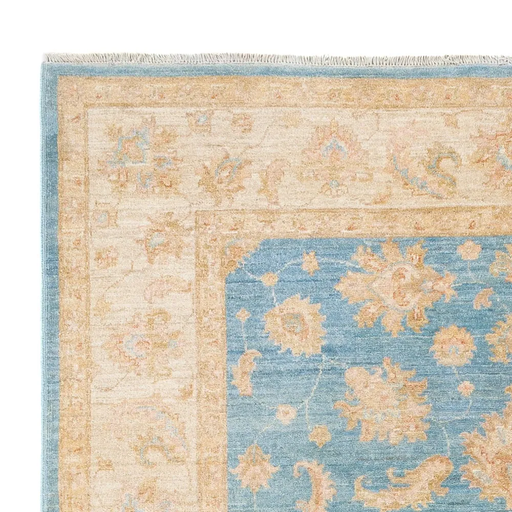 Ziegler Teppich - 236 x 176 cm - blau