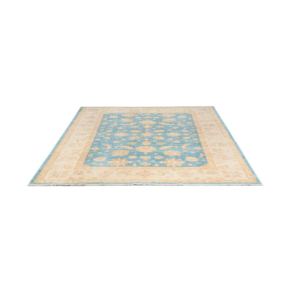 Ziegler Teppich - 236 x 176 cm - blau