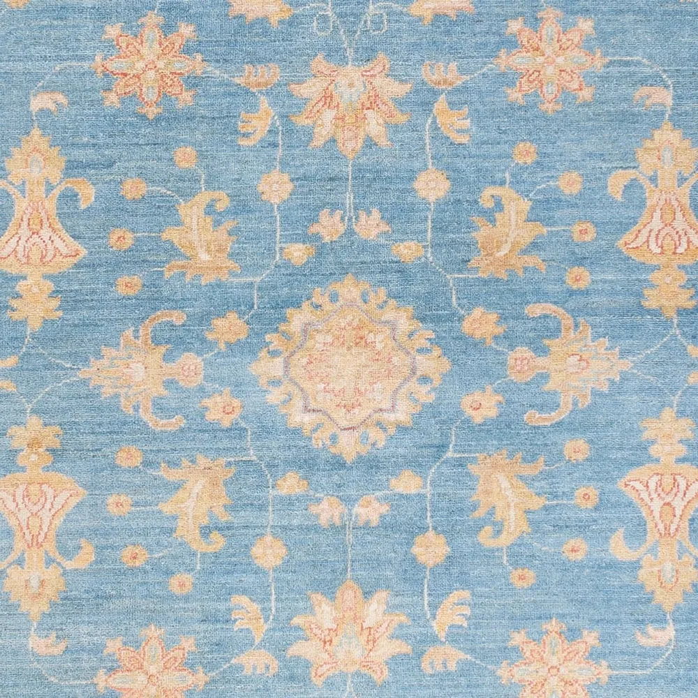 Ziegler Teppich - 240 x 173 cm - blau