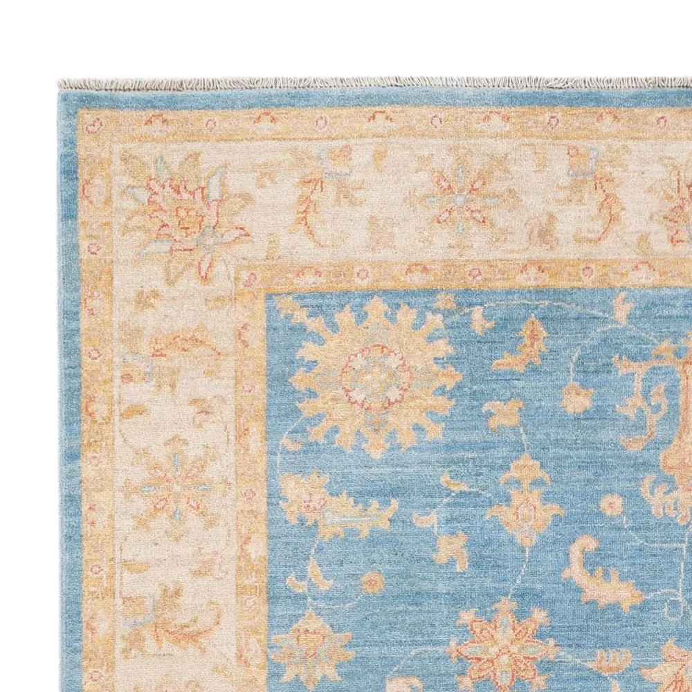 Ziegler Teppich - 240 x 173 cm - blau