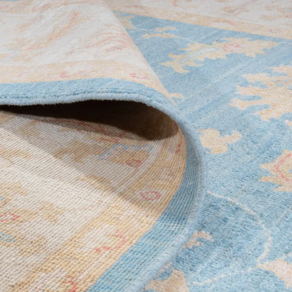 Ziegler Teppich - 240 x 173 cm - blau